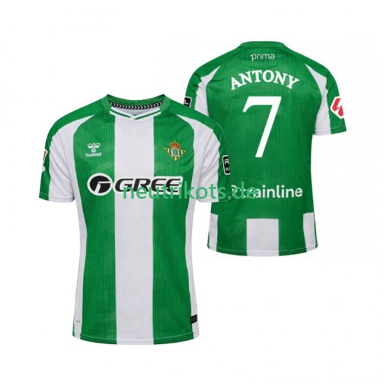 Fußballtrikot Betis Sevilla Antony 7 Herren Heim 2025-2026 Kurzarm