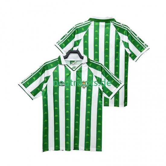 Fußballtrikot Betis Sevilla 1995 1997 Retro Herren Heim Kurzarm