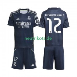 Fußballtrikot Real Madrid Alexander-Arnold 12 Kinder Auswärts 2025-2026 Kurzarm