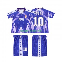 Fußballtrikot Real Madrid FIGO 10 1996-1997 Retro Kinder Auswärts Kurzarm