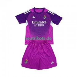 Fußballtrikot Real Madrid Torwart Kinder Auswärts 2025-2026 Kurzarm