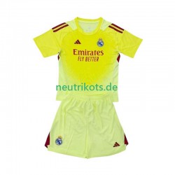Fußballtrikot Real Madrid Torwart Kinder Viertes 2025-2026 Kurzarm