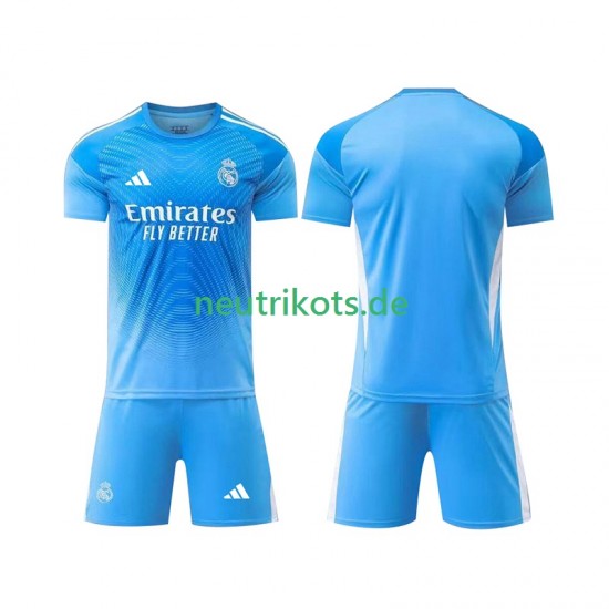 Fußballtrikot Real Madrid Torwart Kinder Heim 2025-2026 Kurzarm