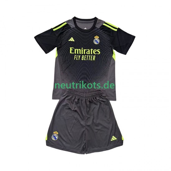 Fußballtrikot Real Madrid Torwart Kinder Ausweich 2025-2026 Kurzarm