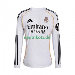 Fußballtrikot Real Madrid Herren Heim 2025-2026 Langarm