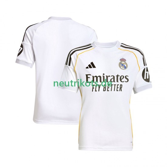 Fußballtrikot Real Madrid Herren Heim 2025-2026 Kurzarm