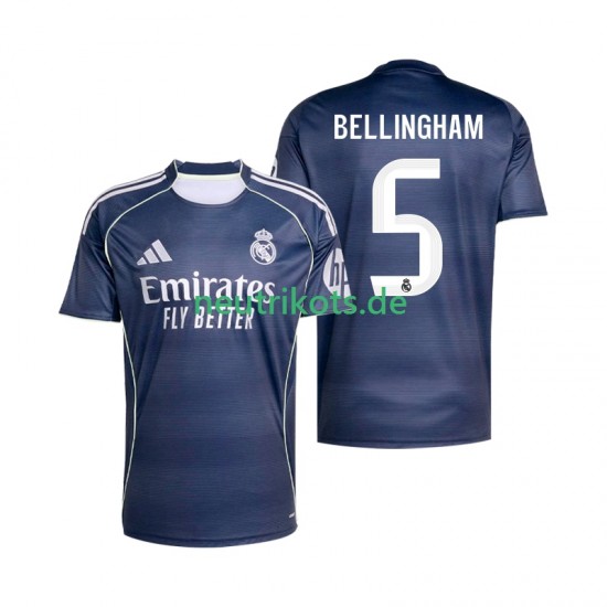 Fußballtrikot Real Madrid Jude Bellingham 5 Herren Auswärts 2025-2026 Kurzarm