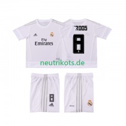 Fußballtrikot Real Madrid KROOS 8 2015 2016 Retro Kinder Heim Kurzarm