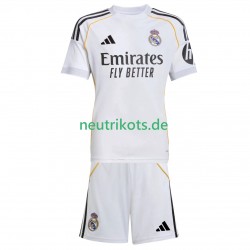Fußballtrikot Real Madrid Kinder Heim 2025-2026 Kurzarm