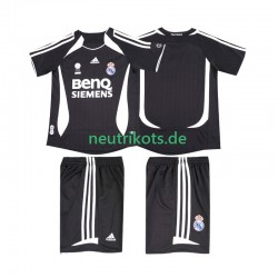 Fußballtrikot Real Madrid 2007 Retro Kinder Auswärts 2006 Kurzarm