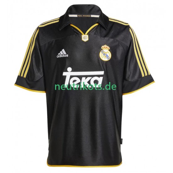 Fußballtrikot Real Madrid -2000 Retro Herren Auswärts 1999 Kurzarm