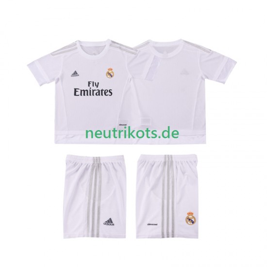 Fußballtrikot Real Madrid 2015 2016 Retro Kinder Heim Kurzarm