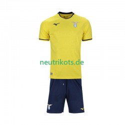 Fußballtrikot Lazio Rom Kinder Auswärts 2024-2025 Kurzarm