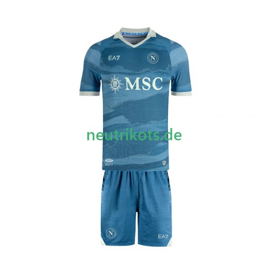 Fußballtrikot SSC Neaples SSC Special Kinder Heim 2024-2025 Kurzarm