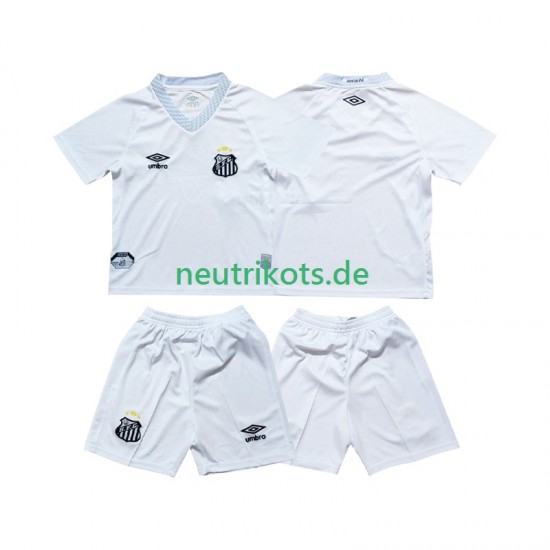 Fußballtrikot Santos Kinder Heim 2025-2026 Kurzarm