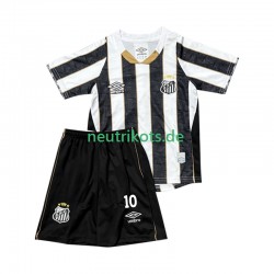 Fußballtrikot Santos Neymar JR 10 Kinder Auswärts 2025-2026 Kurzarm