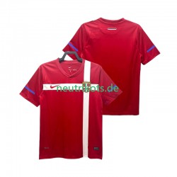 Fußballtrikot Serbien Retro Herren Heim 2010 Kurzarm