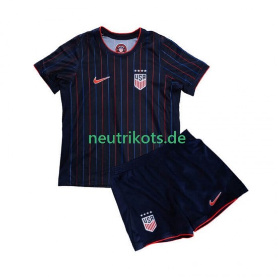 Fußballtrikot USA Kinder Auswärts 2025 Kurzarm