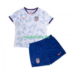 Fußballtrikot USA Kinder Heim 2025 Kurzarm