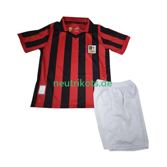 Fußballtrikot AC Mailand 125th Anniversary Kinder Heim 2024-2025 Kurzarm