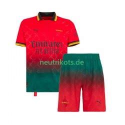 Fußballtrikot AC Mailand Torwart Kinder Viertes 2024-2025 Kurzarm