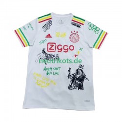 Fußballtrikot Ajax Amsterdam Bob Marley Special Herren Heim 2025 Kurzarm
