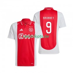 Fußballtrikot Ajax Amsterdam Brian Brobbey 9 Herren Heim 2024-2025 Kurzarm