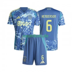 Fußballtrikot Ajax Amsterdam Henderson 6 Kinder Auswärts 2024-2025 Kurzarm