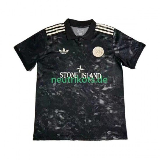 Fußballtrikot Ajax Amsterdam Stone Island Herren 2024-2025 Kurzarm