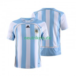Fußballtrikot Argentinien Retro Herren Heim 2006 Kurzarm