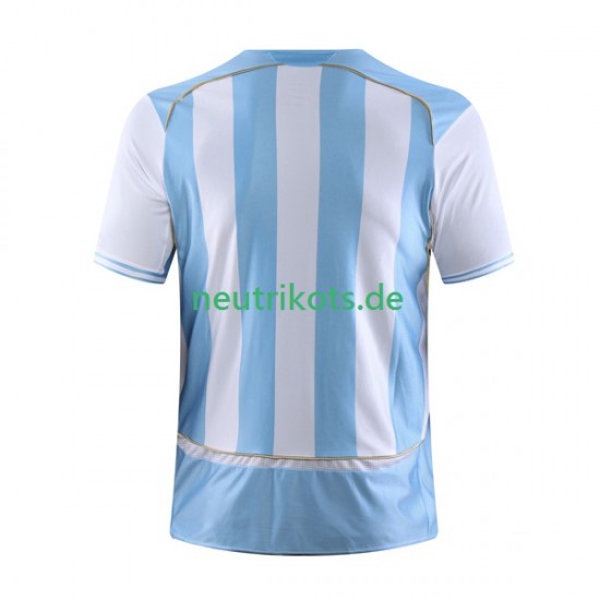 Fußballtrikot Argentinien Retro Herren Heim 2006 Kurzarm