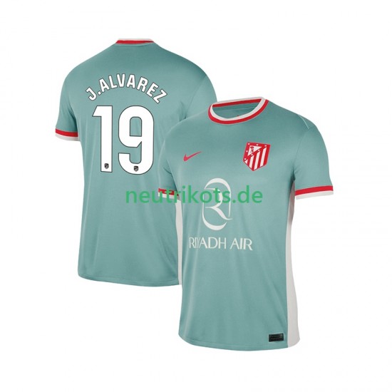 Fußballtrikot Atlético Madrid Julian Alvarez 19 Herren Auswärts 2024-2025 Kurzarm