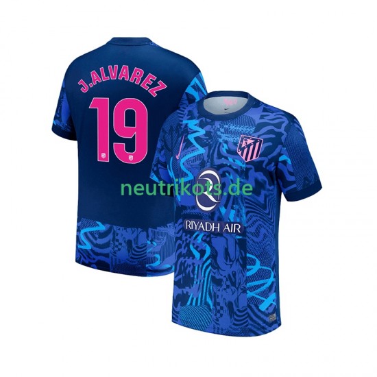 Fußballtrikot Atlético Madrid Julian Alvarez 19 Herren Ausweich 2024-2025 Kurzarm