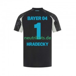Fußballtrikot Bayer 04 Leverkusen HRADECKY 1 Herren Ausweich 2024-2025 Kurzarm