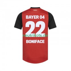 Fußballtrikot Bayer 04 Leverkusen Victor Boniface 22 Herren Heim 2024-2025 Kurzarm
