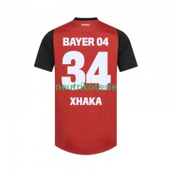 Fußballtrikot Bayer 04 Leverkusen XHAKA 34 Herren Heim 2024-2025 Kurzarm