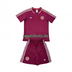 Fußballtrikot FC Bayern München Icon Kinder Heim 2024-2025 Kurzarm