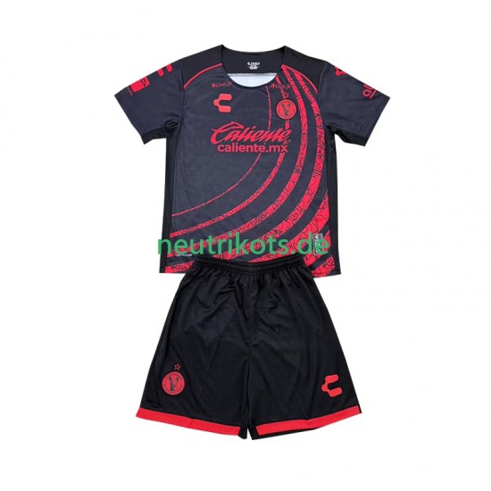 Fußballtrikot Club Tijuana Kinder Heim 2024-2025 Kurzarm