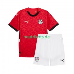 Fußballtrikot Ägypten Kinder Heim 2024-2025 Kurzarm