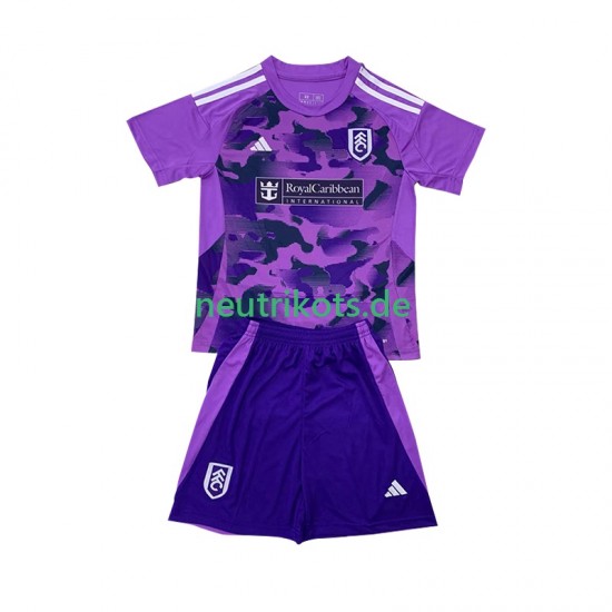 Fußballtrikot Fulham Kinder Ausweich 2024-2025 Kurzarm