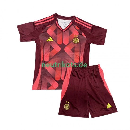 Fußballtrikot Deutschland Kinder Auswärts 2025 Kurzarm