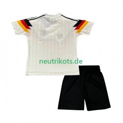 Fußballtrikot Deutschland 1990 Retro Kinder Heim Kurzarm