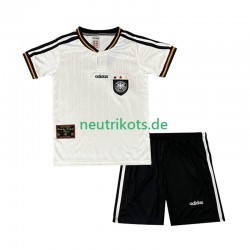 Fußballtrikot Deutschland 1996 Retro Kinder Heim Kurzarm
