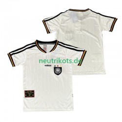 Fußballtrikot Deutschland 1996 Retro Herren Heim Kurzarm