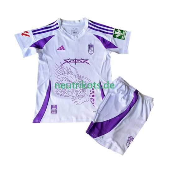 Fußballtrikot Girona Kinder Viertes 2024-2025 Kurzarm