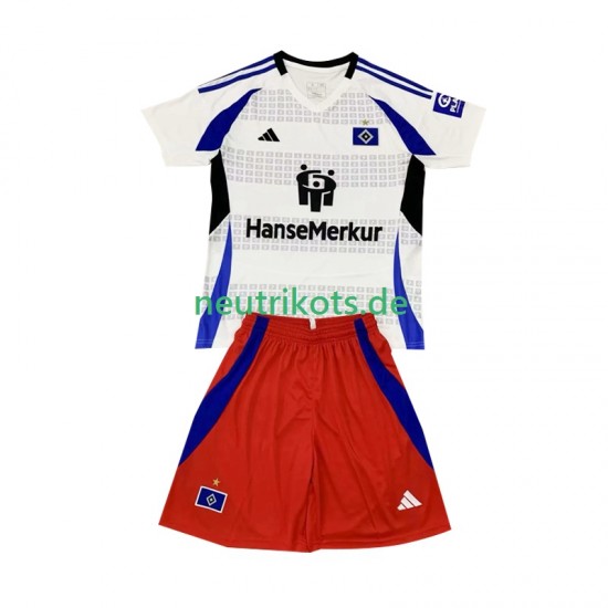 Fußballtrikot Hamburger SV Kinder Heim 2024-2025 Kurzarm
