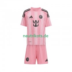 Fußballtrikot Inter Miami Kinder Heim 2025 Kurzarm