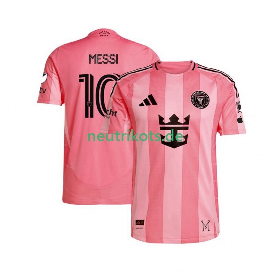 Fußballtrikot Inter Miami Lionel Messi 10 Herren Heim 2025 Kurzarm