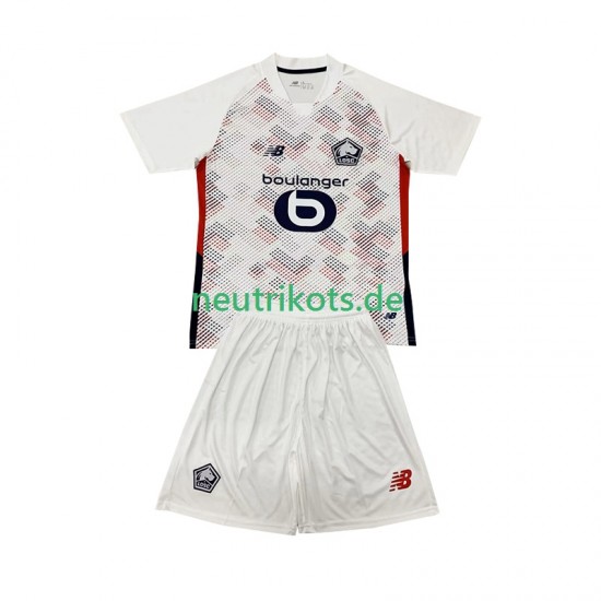 Fußballtrikot OSC Lille Kinder Auswärts 2024-2025 Kurzarm