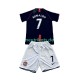 Fußballtrikot Manchester United Cristiano Ronaldo 7 2007 Retro Kinder Auswärts 2008 Kurzarm